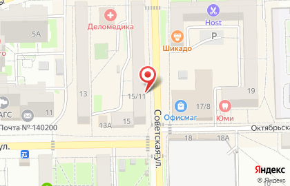 Продуктовый магазин Наш магазин на Советской улице на карте