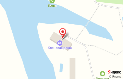 Парк-отель Кленовая роща в Юровском на карте