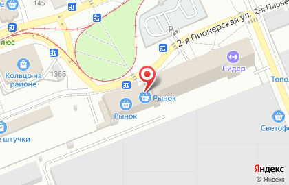 Рынок Владимирский на Огородной улице на карте