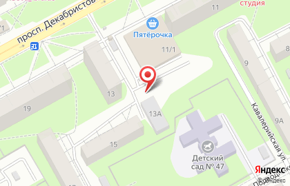 Автостоянка в Перми на карте