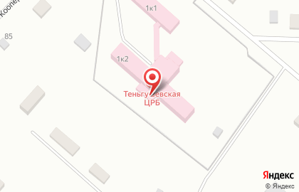 Теньгушевская районная больница в Больничном переулке на карте
