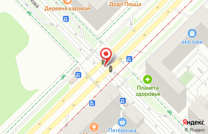 Кафе Старик Хинкалыч на улице Павла Шаманова на карте