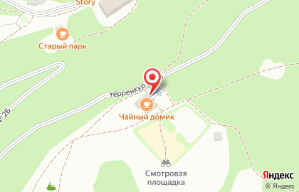 Кафе Чайный домик в Кисловодске на карте