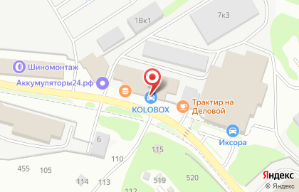 Торгово-сервисный центр Kolobox в Нижегородском районе на карте