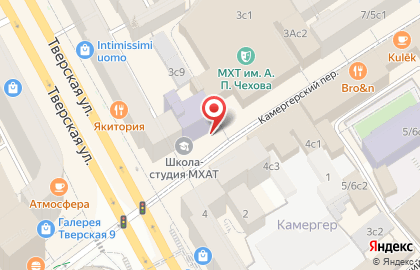 Банкомат ВТБ на Тверской улице, 6/1 стр 7 на карте