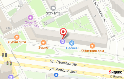 ОРТЕКА Пермь Народовольческая на карте