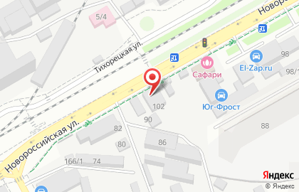 Оптово-розничная фирма MolyGreen на Новороссийской улице на карте