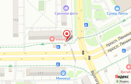 Фирменный магазин Ермолино на проспекте Ленина на карте