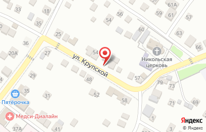 Мастерская по ремонту одежды, обуви и изготовлению ключей в Краснослободске на карте
