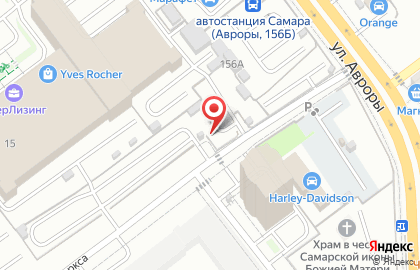 Автостоянка в Самаре на карте