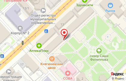 Торговый дом Salon на Рабоче-Крестьянской улице на карте