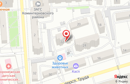 Новостройки, ОАО ДСК на улице Труда 22 на карте