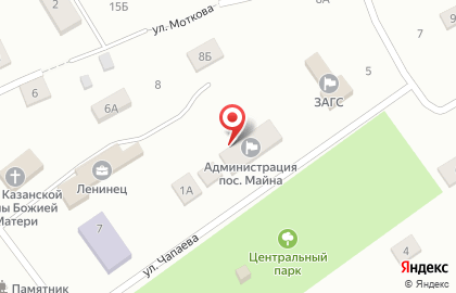 Центр предоставления государственных и муниципальных услуг Мои документы на Чапаева, 1 на карте