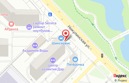 Компания VinylRussia на Никулинской улице на карте