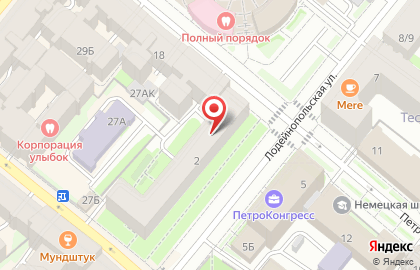 Орто-Системы на Петрозаводской улице на карте