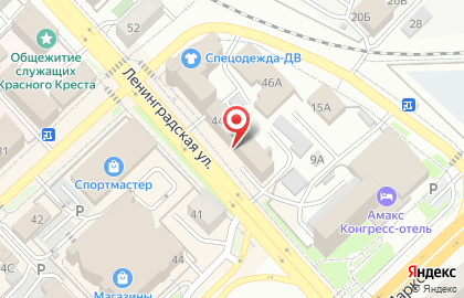 Краевой центр охраны труда в Железнодорожном районе на карте