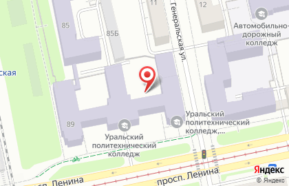 ОАО Банкомат, АКБ Абсолют Банк на проспекте Ленина на карте