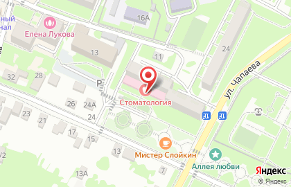 Стоматологическая поликлиника в Ставрополе на карте