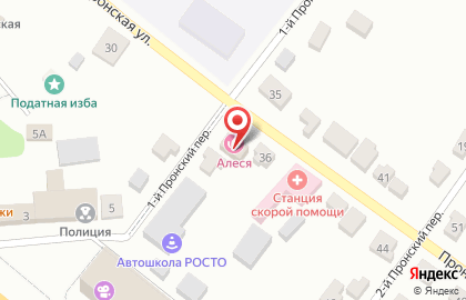 Фотостудия в Рязани на карте