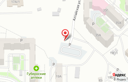Автостоянка в Красноярске на карте