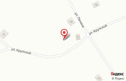 Продовольственный магазин на улице Ленина на карте