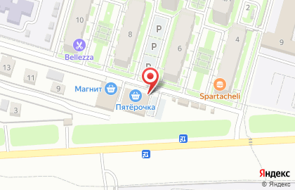 Универсам Пятёрочка в Советском районе на карте