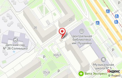 Магазин кондитерских изделий Конфетка в микрорайоне Жукова на карте