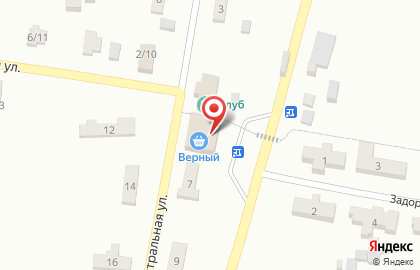 Универсам Пятёрочка на Центральной улице на карте