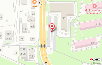 Автокомплекс Veles на Барминской улице на карте