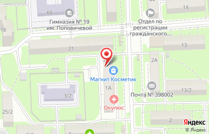Окулюс в Советском округе на карте