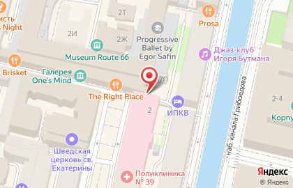 Дворец Учащейся Молодёжи Санкт-петербурга, Гоудод на карте