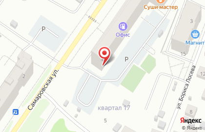 Мастерская натяжных потолков Nova в Ханты-Мансийске на карте