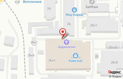 Клуб лазертага и бампербола Адреналин в Московском районе на карте