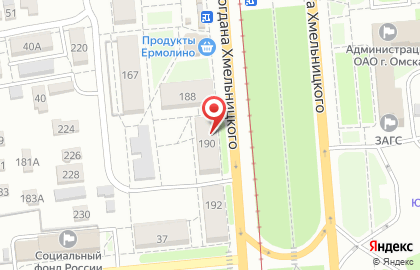 Центр контрактных автозапчастей и авторемонта Автотаун на улице Богдана Хмельницкого на карте