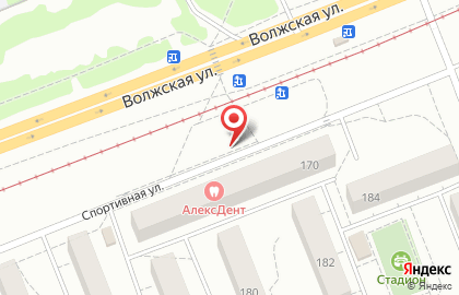 Киоск по ремонту обуви, Ленинский район на Спортивной улице на карте