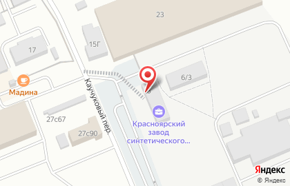 Логистическая компания ABL в Каучуковом переулке на карте