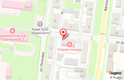 Участковый пункт полиции по Засвияжскому району на улице Достоевского на карте