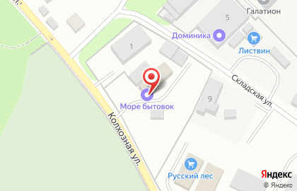 Интернет-магазин строительных материалов Доминанта СПБ на Колхозной улице на карте