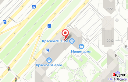 Магазин Красное & Белое в Москве на карте