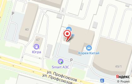 Торгово-сервисная компания Керхер Центр на улице Профсоюзов на карте