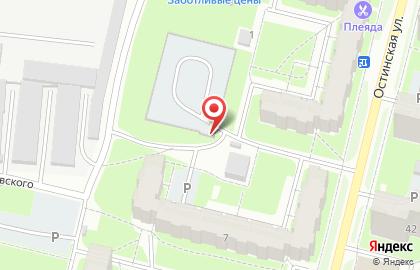 Автостоянка в Вологде на карте