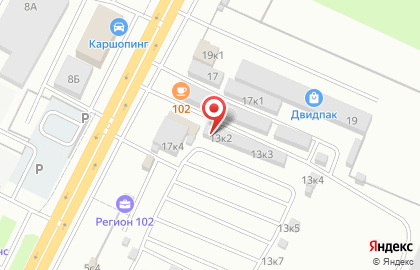 Агентство страхования и оформления автомобилей Регион 102 на Западной улице на карте
