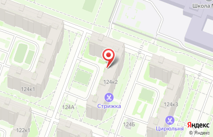 Парикмахерская Магия на Большой Московской улице на карте