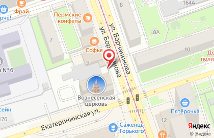 Киоск по продаже фруктов и овощей в Ленинском районе на карте