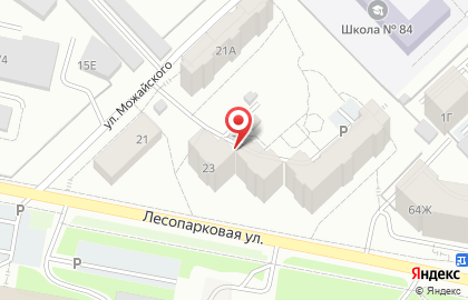 Продуктовый магазин в Красноярске на карте