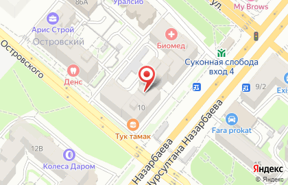 Банкомат Татсоцбанк в Казани на карте