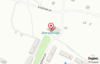 Дом культуры с. Червленое на карте