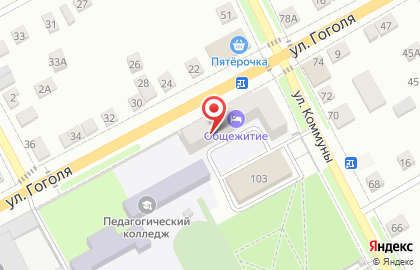Общежитие в Волгограде на карте