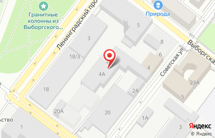 Лоэск в Выборге на карте