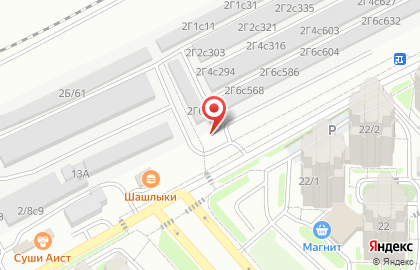 Автостоянка в Красноярске на карте